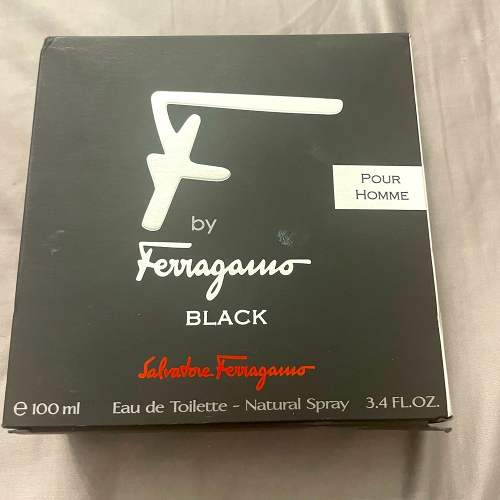 NWT F by Ferragamo Black 100ml 3.4 FL.OZ